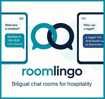 Roomlingo multilingual AI concierge platform interface